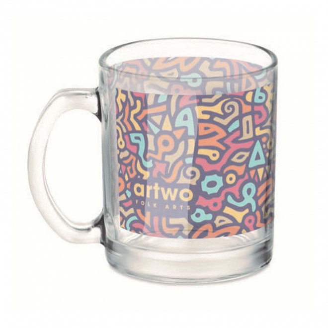 MUG EN VERRE PUBLICITAIRE 'SENSA FULL'