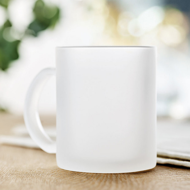 MUG EN VERRE PUBLICITAIRE 'SENSA FULL'