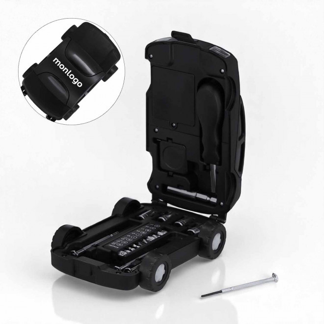 BOITE A OUTILS PERSONNALISEE VOITURE 'FARARI'