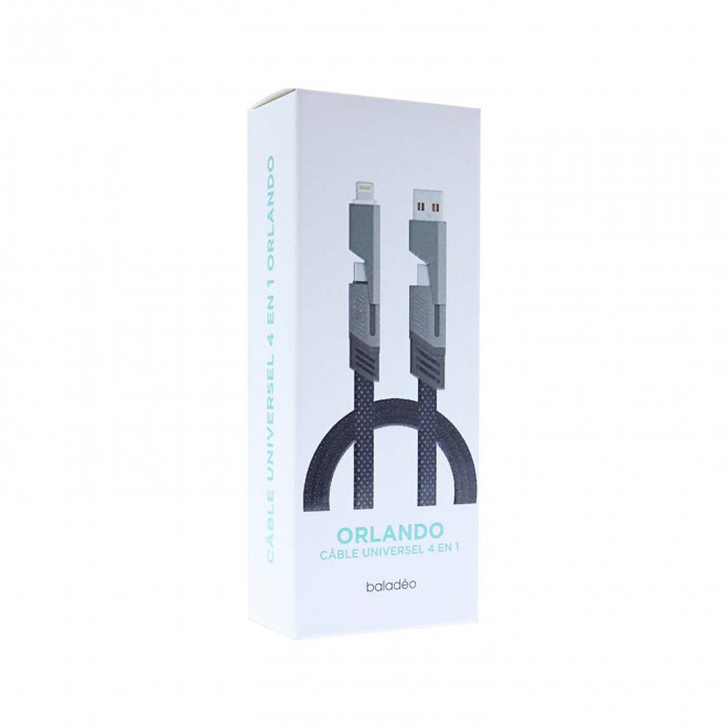 CABLE 4 EN 1 60W PERSONNALISABLE 'NEGMI'