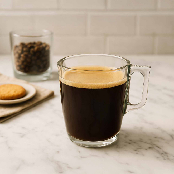 TASSE EN VERRE 250ML PERSONNALISABLE 'NUEVO'