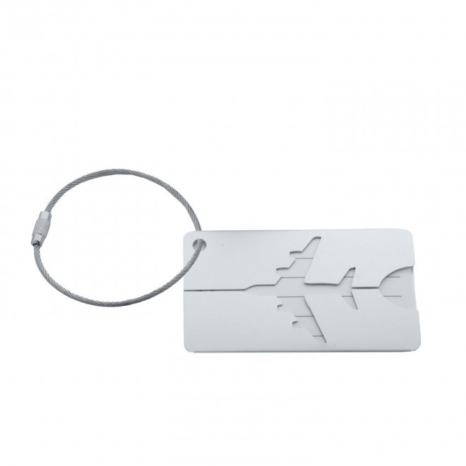 ETIQUETTE A BAGAGE EN ALU PERSONNALISEE 'WIAON'