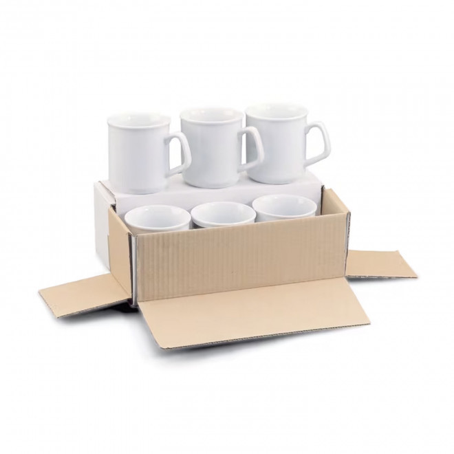 BOITE CADEAU PERSONNALISEE POUR 6 MUGS 'BOITEAU'