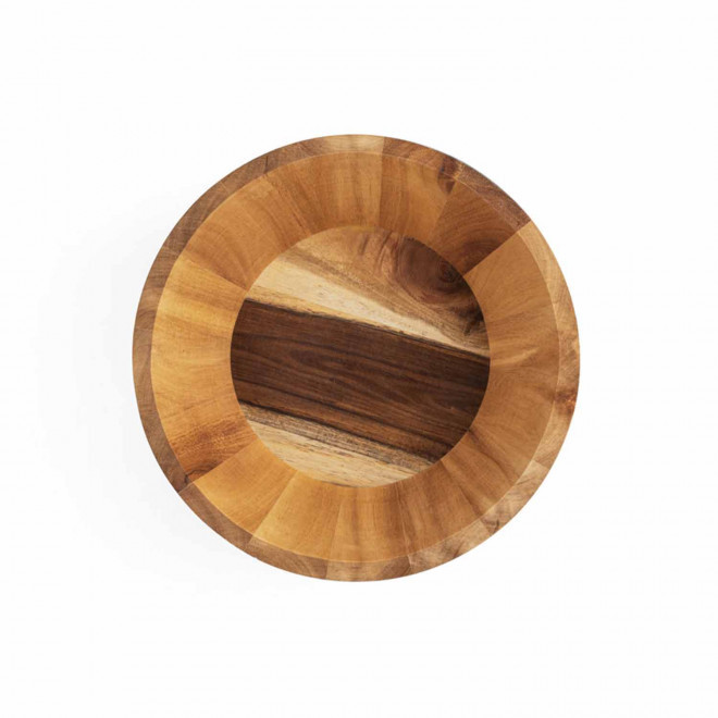 SALADIER EN ACACIA PERSONNALISE 'SUCRIN'