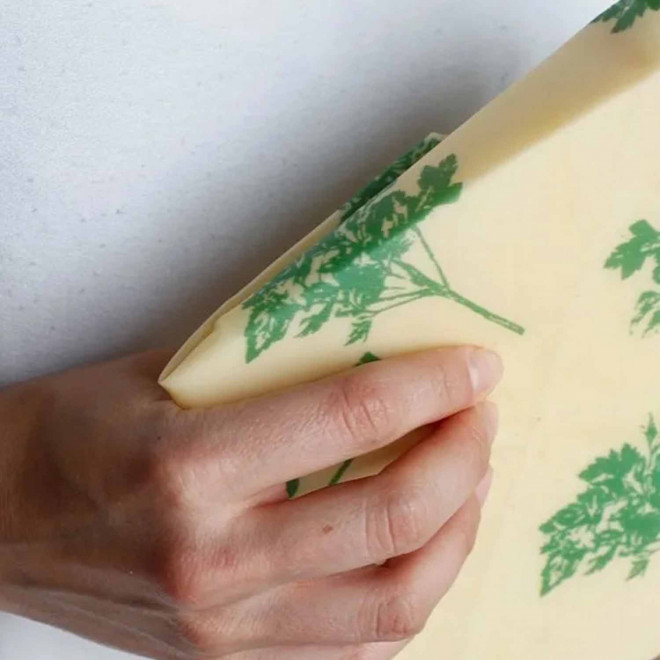 LOT DE 3 BEE WRAPS VEGANS PERSONNALISABLE 'PAKPAK'