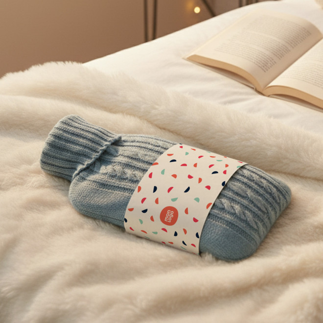 BOUILLOTTE PERSONNALISABLE 1.8L HOUSSE TRICOTEE 'CALDA'