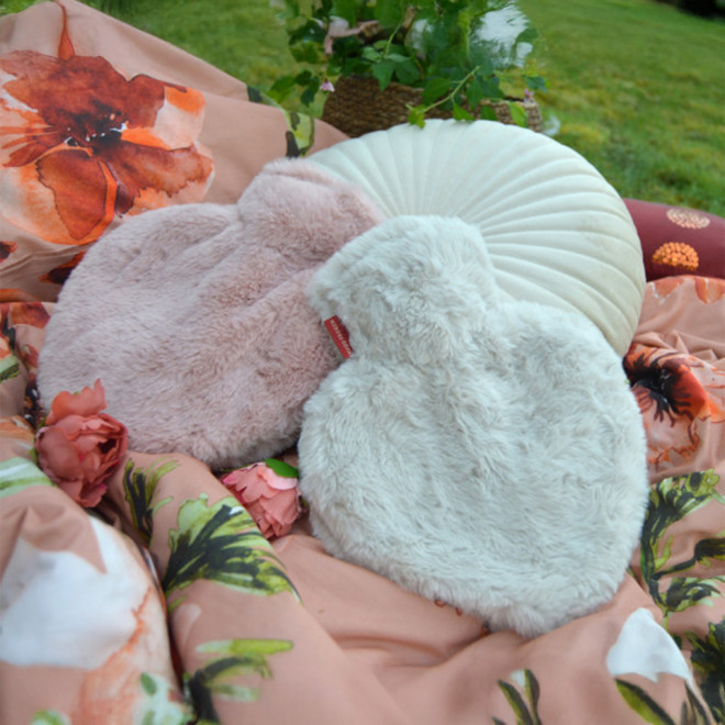 BOUILLOTTE PERSONNALISABLE 1L POILS LONGS 'CALDA COEUR'