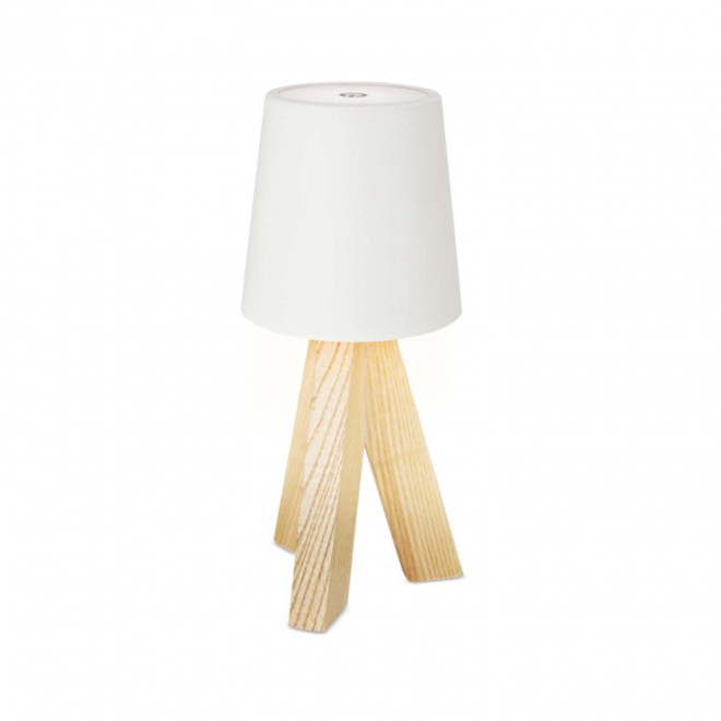 LAMPE DE TABLE PERSONNALISABLE PIEDS EN BOIS 'ITOT'