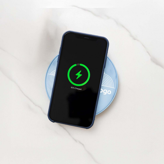 CHARGEUR INDUCTION RECYCLE PERSONNALISABLE 'CHARGCAP'