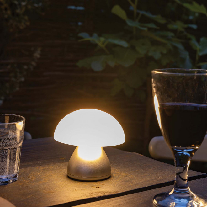 LAMPE DE TABLE RECHARGABLE PERSONNALISABLE 'CHAMPLUM'