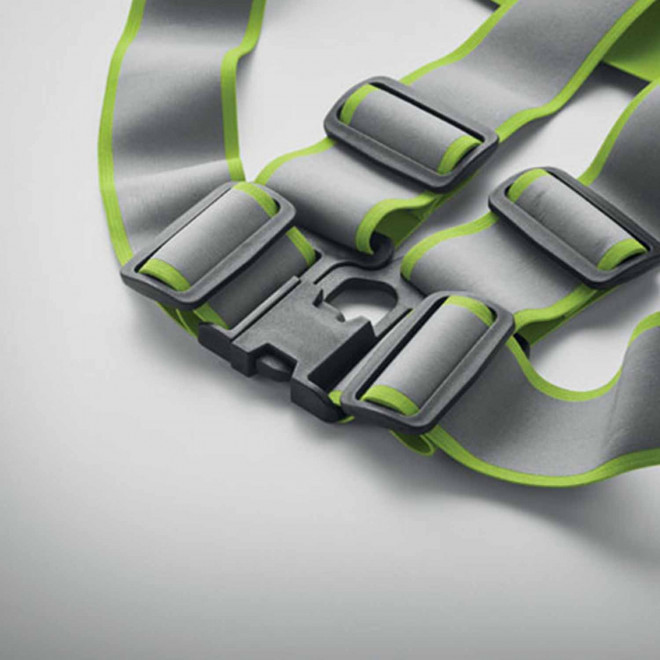 HARNAIS REFLECHISSANT PLIABLE PERSONNALISABLE 'SAFEFLUO'