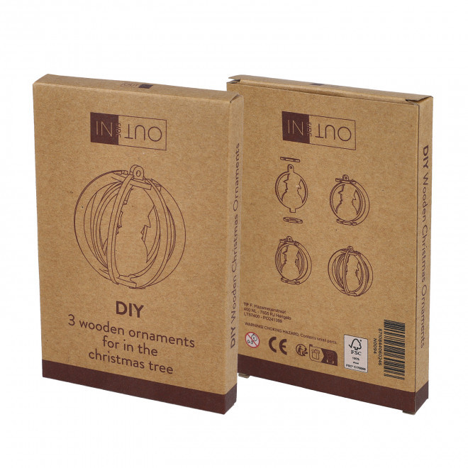 ORNEMENT DE NOEL A CONSTRUIRE PERSONNALISABLE 'BUILT'