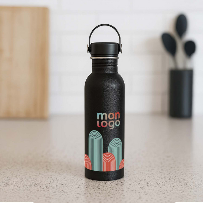 GOURDE EN ACIER PERSONNALISEE 750ML 'MEYLAR'