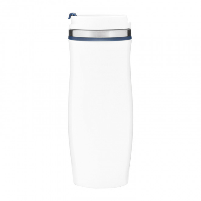 MUG ISOTHERME 400ML PERSONNALISABLE 'CREMA BLANC'