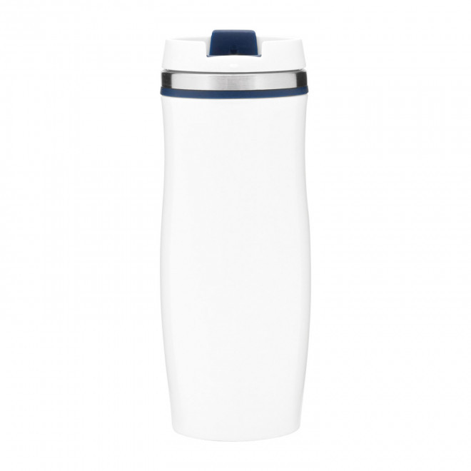 MUG ISOTHERME 400ML PERSONNALISABLE 'CREMA BLANC'