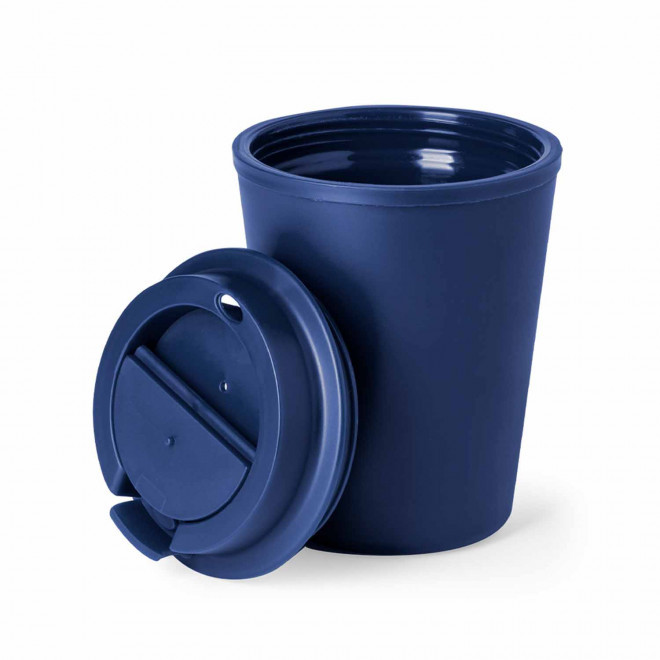 MUG PERSONNALISABLE DOUBLE PAROI PLASTIQUE 300ML 'BUKZ'