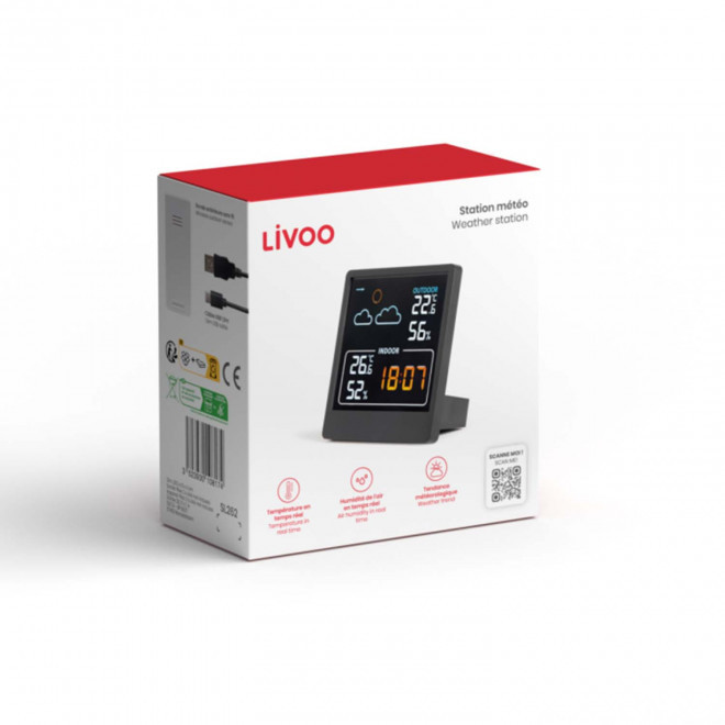 STATION METEO PERSONNALISABLE AVEC SONDE EXTE 'NOUAGE'