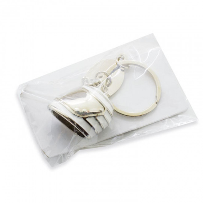 PORTE CLE EN METAL PERSONNALISE 'METALO CASQUE'