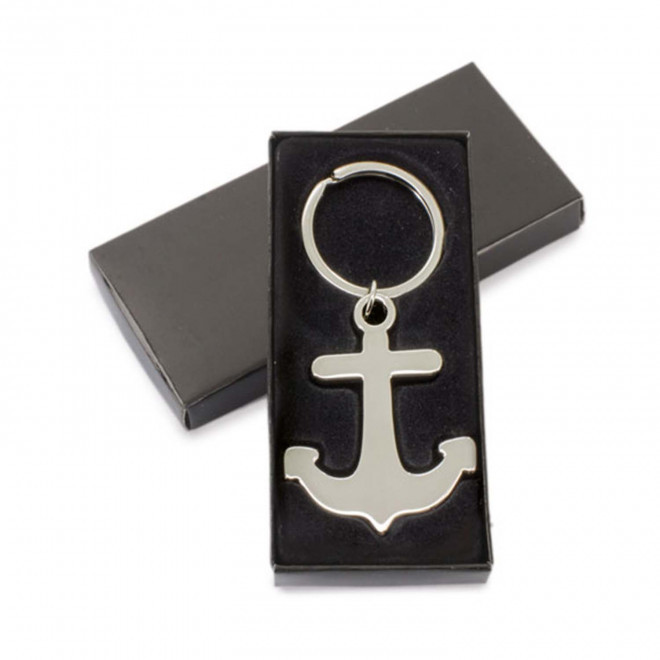 PORTE CLE EN METAL PERSONNALISE 'METALO ANCRE'