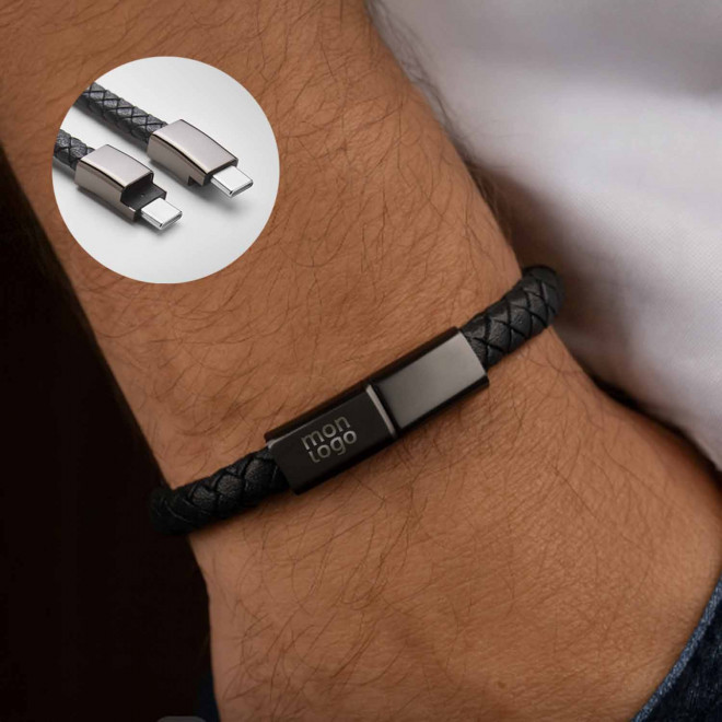 BRACELET PERSONNALISABLE TRESSE CHARGEUR 'TRESSY'