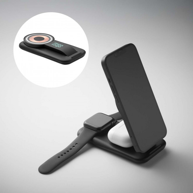 SUPPORT CHARGEUR PERSONNALISABLE 3 EN 1 'GRETA'