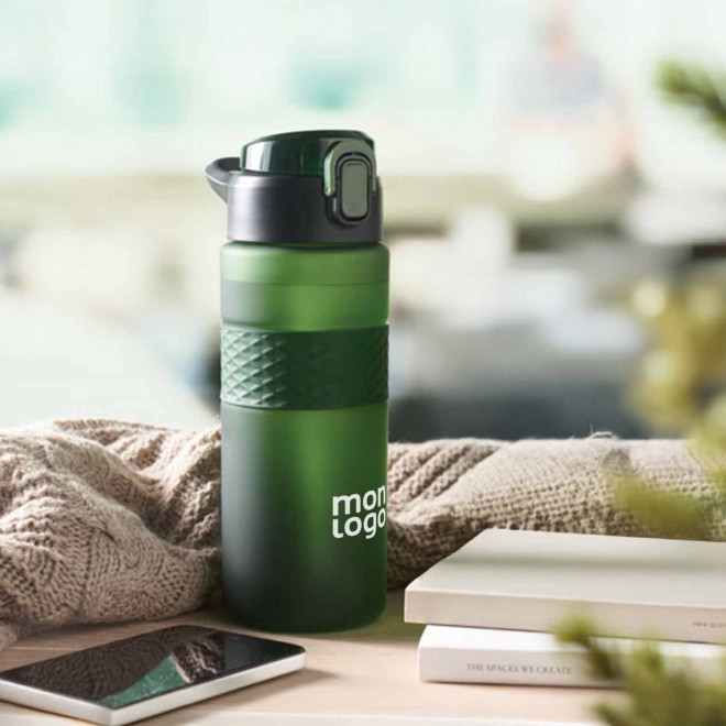 GOURDE PERSONNALISABLE RPET AVEC PAILLE 700ML 'DAYLY'