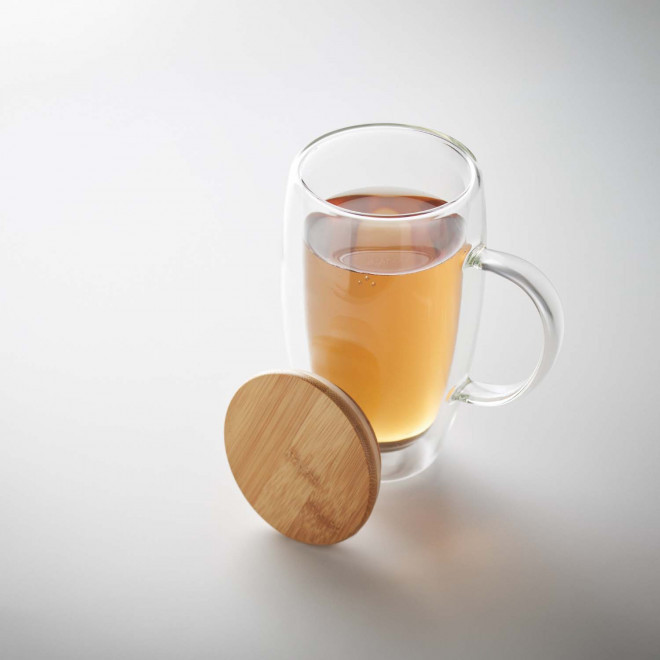 MUG EN VERRE PERSONNALISE DOUBLE PAROI 450 ML 'AFTA MAX'