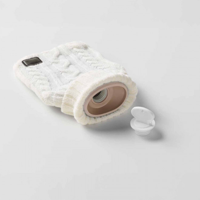 BOUILLOTTE PERSONNALISABLE HOUSSE TRICOTE 450ML 'DOULEY'