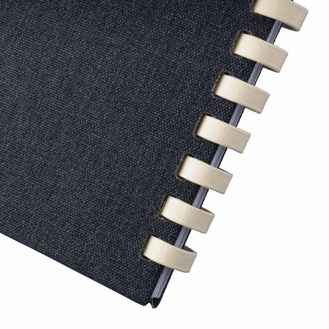 CARNET PERSONNALISABLE A5 RPET A SPIRALES 'NUTS'