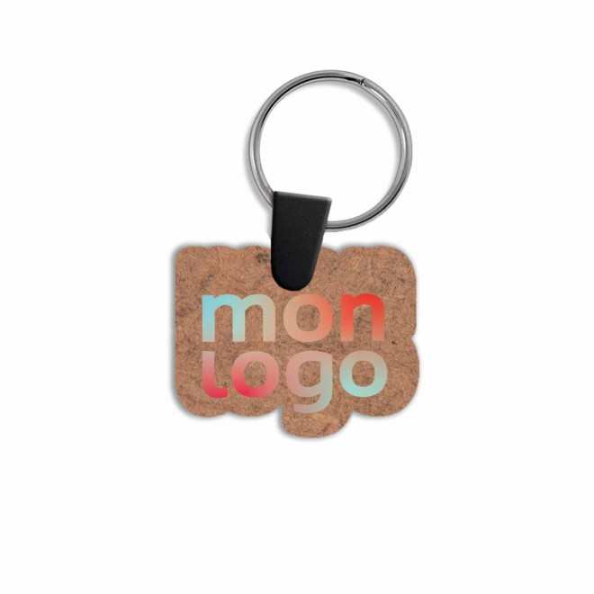 PORTE CLE EN BOIS PERSONNALISE SUR MESURE 'IRWIN 4CM'