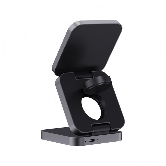 CHARGEUR PLIABLE 3EN1 15W PERSONNALISABLE 'URBAN'