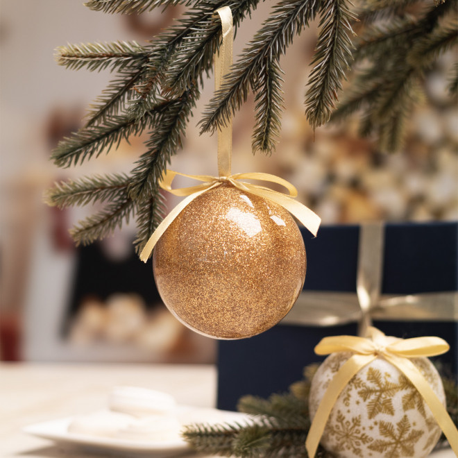 BOULE DE NOEL PERSONNALISABLE 'NORF'