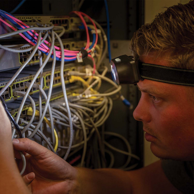 LAMPE FRONTALE COB PERSONNALISABLE 'FRONTALO'