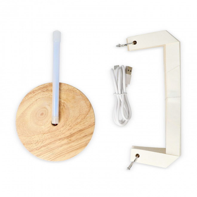 LAMPE PUBLICITAIRE LED EN PAPIER PLIABLE 'AURA MINI'