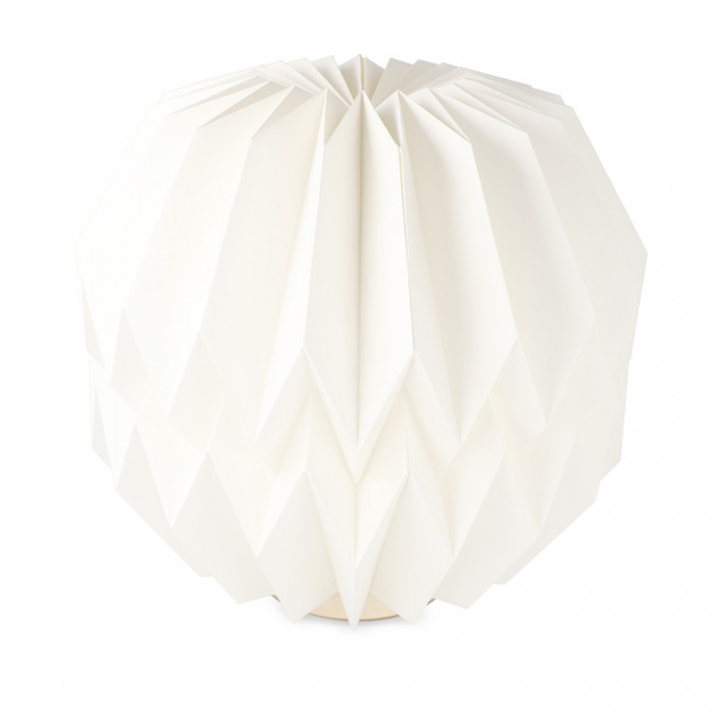 LAMPE PERSONNALISABLE LED EN PAPIER PLIABLE 'AURA ROND'