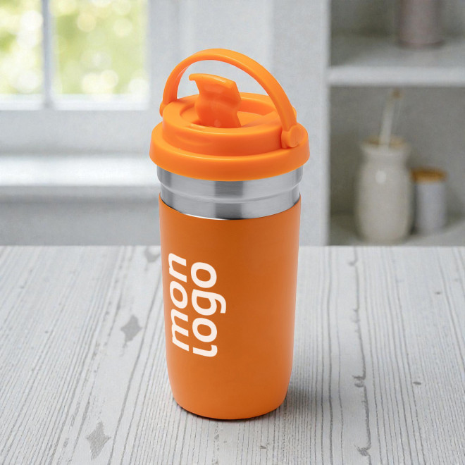 MUG ISOTHERME PERSONNALISABLE 550ML 'PIPOP'