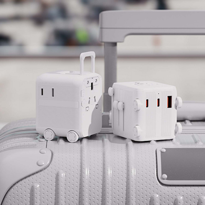 ADAPTATEUR PUBLICITAIRE PRISE UNIVERSELLE 'LUGGIE'