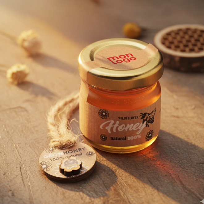 POT DE MIEL PERSONNALISABLE 'HONEY'