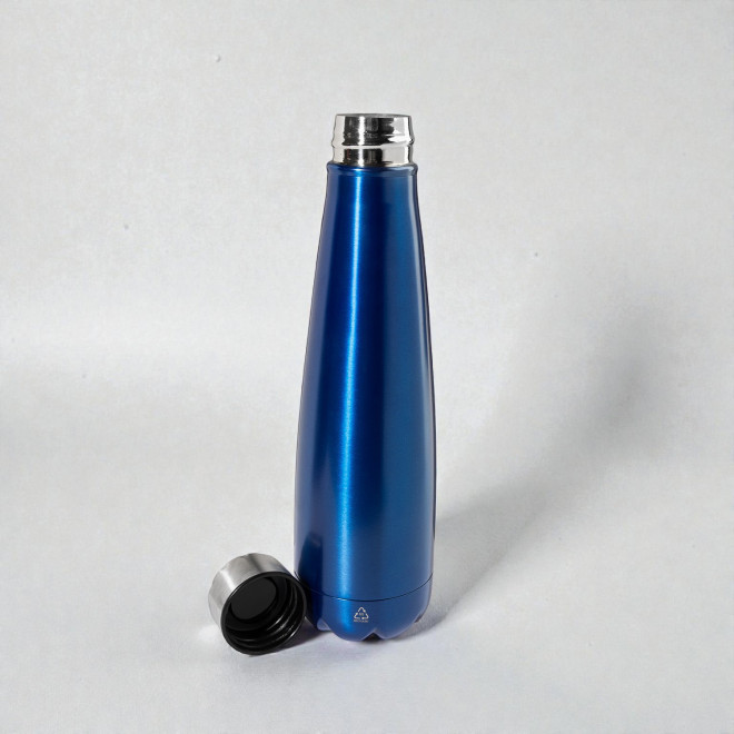 BOUTEILLE PUBLICITAIRE EN ACIER RECYCLE 600ML 'POIRY'