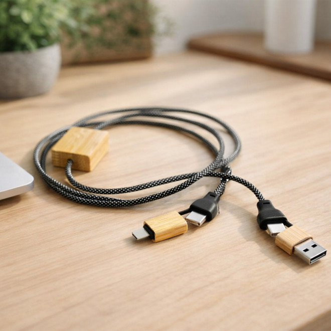 CABLE DE CHARGE RAPIDE PERSONNALISABLE 'PATI 60W'