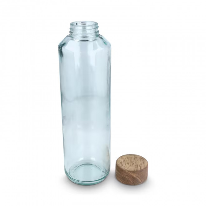 BOUTEILLE PERSONNALISABLE EN VERRE RECYCLE 650ML 'LODO R'