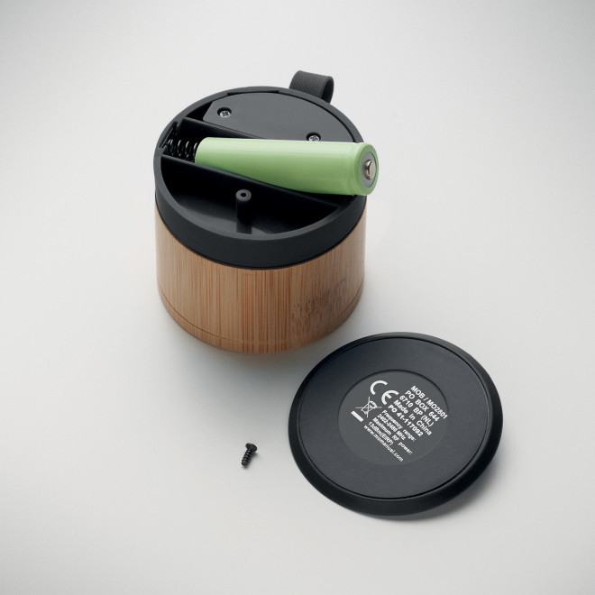 ENCEINTE 3W PERSONNALISABLE 'NOVAWOOD RECHARG'