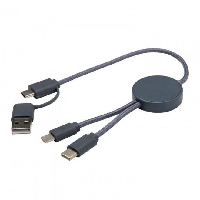 CABLE DE CHARGE PERSONNALISABLE 'ONTARIA COURT ABS'