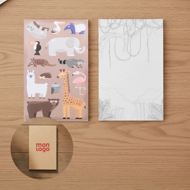 CARNET AUTOCOLLANTS PERSONNALISABLE 'EDGOU'