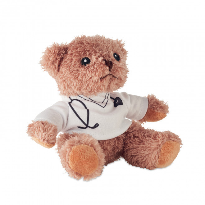 PELUCHE OURSON PERSONNALISABLE 'TEDDY DOCTEUR'