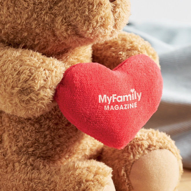 PELUCHE OURSON PERSONNALISABLE 'TEDDY XL COEUR'