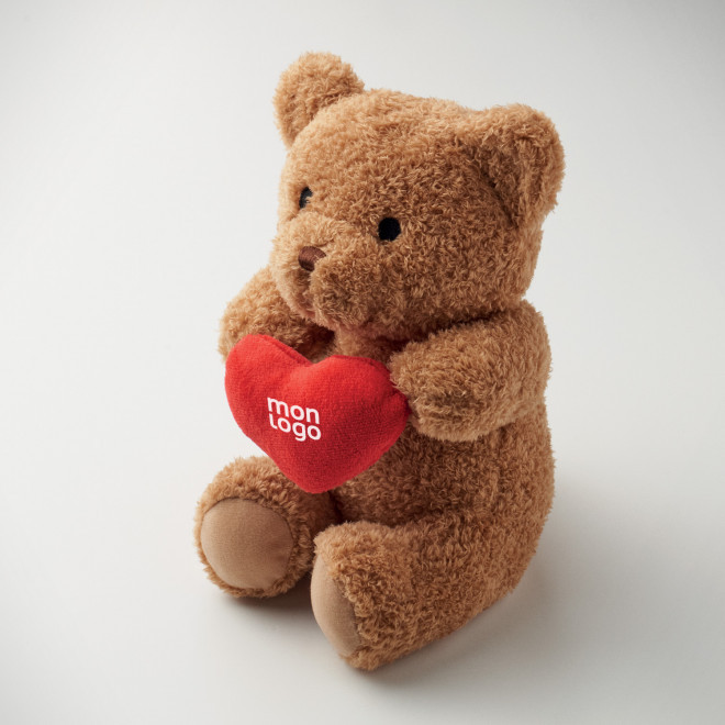PELUCHE OURSON PERSONNALISABLE 'TEDDY XL COEUR'