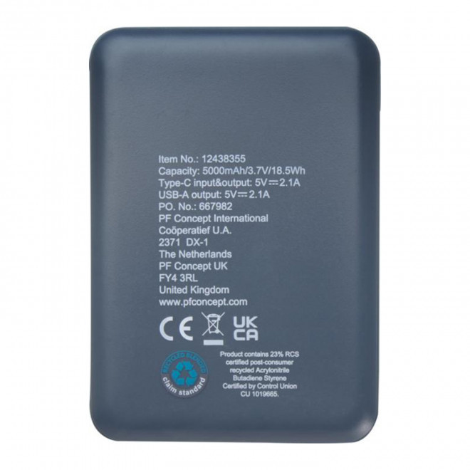 BATTERIE RECYCLE PERSONNALISABLE 5000 MAH 'POWTEN'