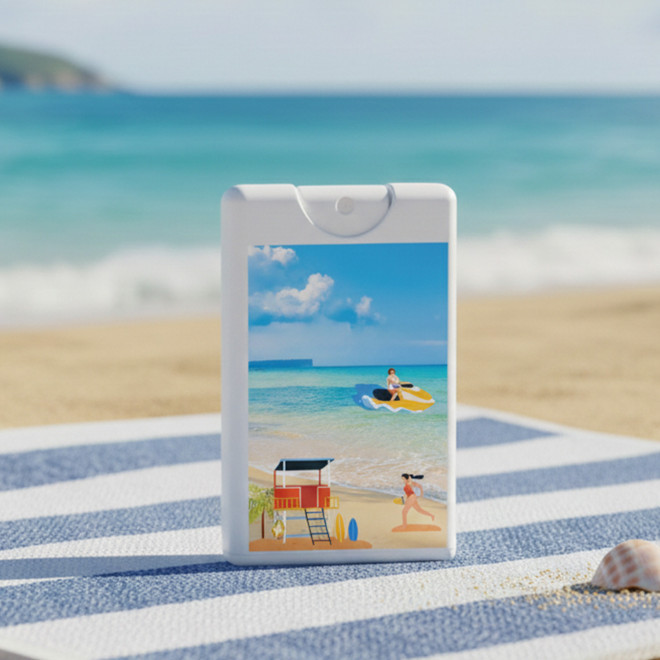 SPRAY CREME SOLAIRE SFP30 PERSONNALISABLE 'REDSUN' 