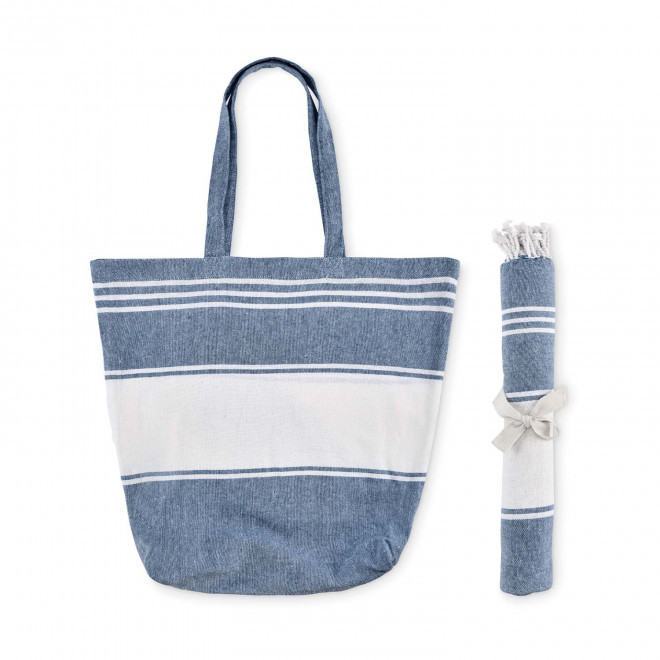 SET DE PLAGE FOUTA SAC PERSONNALISABLE 'CAREO PLAGE'